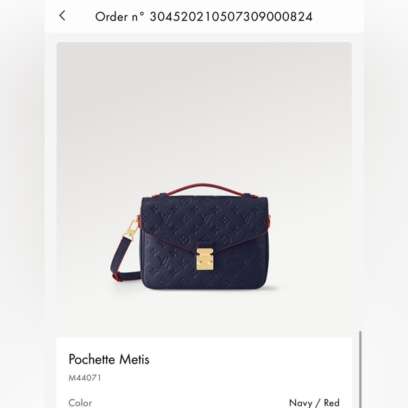 SOLD Louis Vuitton Ponchette Metís - Picture 8 of 8